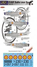 1/72 Decals F-86F Sabre over Spain Part II. (FUJI)