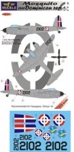 1/72 Decals Mosquito over Dominican Rep. (HAS/TAM)