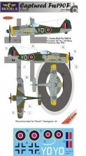 1/72 Decals Captured Fw190F  Part II. (REV/HAS)