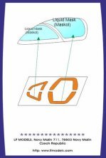 1/72 Canopy mask MB-326K Single seat LF