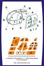 1/72 Canopy mask Alouette III