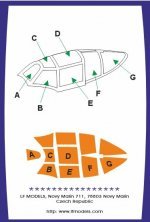 1/72 Canopy mask Ki-87