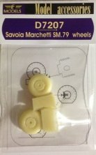 1/72 Savoia Marchetti SM.79 weighted wheels