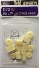 1/72 Heinkel He 219 weighted wheels