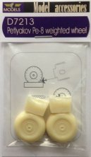 1/72 Petlyakov Pe-8 weighted wheels
