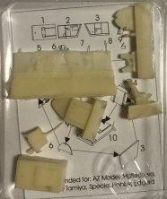 1/72 Bf 109E Interior set