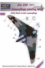 1/32 Mask Ho 229 1930s style camouflage pattern