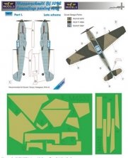 1/48 Mask for Messerschmitt Bf 109E Late Pt I (for Eduard, Tamiy