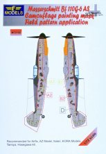1/72 Mask Bf 110G-6 AS Camouflage painting