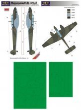 1/72 Masks for Messerschmitt Bf 110C/D (for Airfix and Eduard)