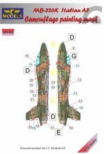 1/72 Mask MB-326K Impala Italian AF Camo Painting