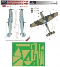 1/72 Mask for Messerschmitt Bf 109E Late Pt II (for Tamiya, Hase