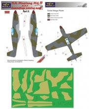 1/72 Masks for North-American Mustang Mk.III RAF Pt.II