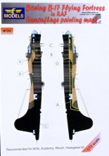 1/72 Mask B-17 Flying Fortress RAF Camo painting