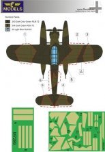 1/72 Arado Ar-196A-1 camouflage pattern paint mask