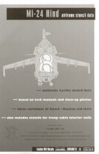 Linden Hill 1/48 Mil Mi-24 Hind Stencils Cyrilliques