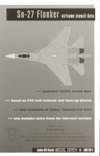 Linden Hill 1/72 Sukhoi Su-27 Stencils techniques VVS