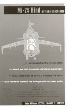 Linden Hill 1/72 Mil Mi-24 Hind Donn�es Stencil Cyrillique