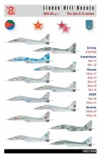 1/72 MiG-29 9-12 Eritrea, Kazakhstan, Russia/USSR and Ukraine