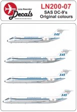 1/200 SAS Douglas DC-9s dragon livery