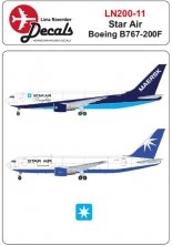 1/200 Star Air Boeing 767-200F old and new scheme.