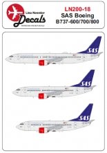 1/200 SAS Boeing 737-600/737-700/737-800