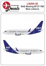 1/200 Sas new cs Boeing 737-700