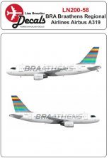1/200 Braathens Airbus A319