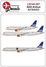 1/144 Airbus A319 and A320. SAS Scandinavian Airlines 1/144 Airbus A319 and A320. SAS Scandinavian Airlines