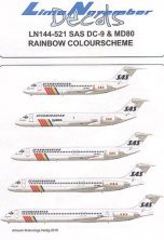 Lima November DC-9/MD-80/MD-82/MD-90 SAS Norv�ge 1/144