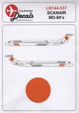 D�cal 1/144 MD-80 Scanair Sun Jet LN-RMB/F SE-DFS/PH Minicraft