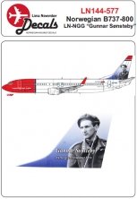 1/144 Norwegian Boeing 737-800 LN-NGG Gunnar Sonsteby