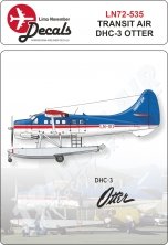 1/72 Transit-Air DHC-3 Otter, includes masks
