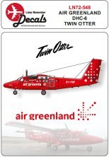 1/72 Air Greenland DHC-6 new cs. Including masks
