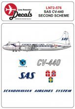 1/72 Sas Convair CV-440 second scheme with paint masks