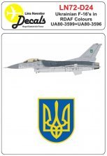 1/72 Ukrainian General-Dynamics F-16A in Danish Air Force Colors