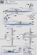 1/144 Fokker F-27 Friendship RIO SUL PT-LDJ