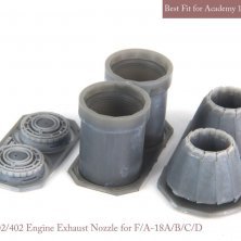 1/32 F/A-18A/B/C/D Exhaust Nozzle & After Burner Set