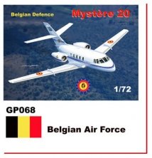 1/72 Dassault-Mystere Falcon 20 Decals Belgian Air Force
