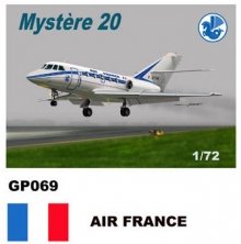 1/72 Dassault-Mystere Falcon 20 Decals Air France