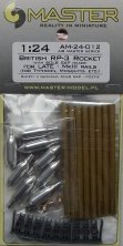 1/24 British 3in Rocket RP-3 with 60LB SAP heads (8pcs)