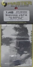 1/48 Shenyang J-6/F-6  gun barrels set, & Pitot Tube