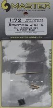 1/72 Shenyang J-6/F-6  gun barrels set, & Pitot Tube