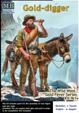 1/35 Gold-digger, The Wild West, 2 figure