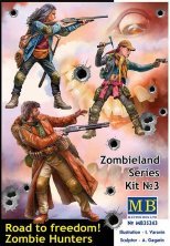 1/35 Zombie Hunters Road to Freedom 3 figure