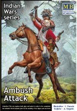 1/35 Ambush Attack, Indian War Series 3 figure