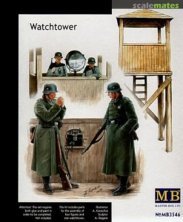 1/35 Watchtower with 4 figures