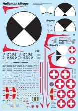 1/48 Mirage IIIS Holloman decals