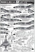 1/72 RAF FGR.2 Phantom II, Lightning, Harrier, Tornado decals