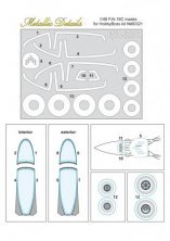 1/48 McDonnell-Douglas F/A-18C Hornet canopy paint mask